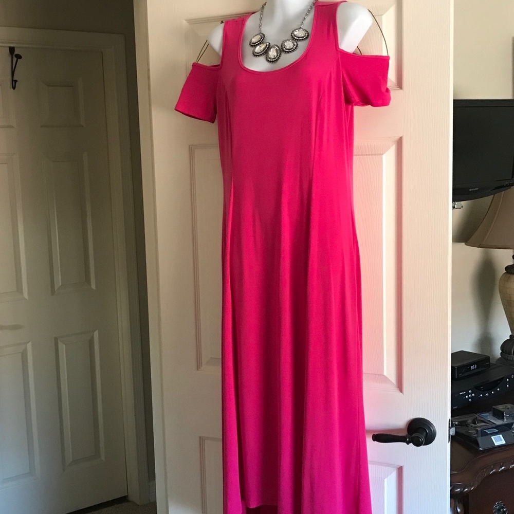 Kate & Mallory Long Pink Dress